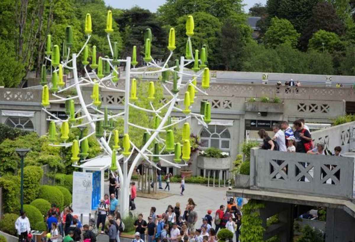 Diese Windkraftanlage liefert Strom auch bei lauen Lüftchen